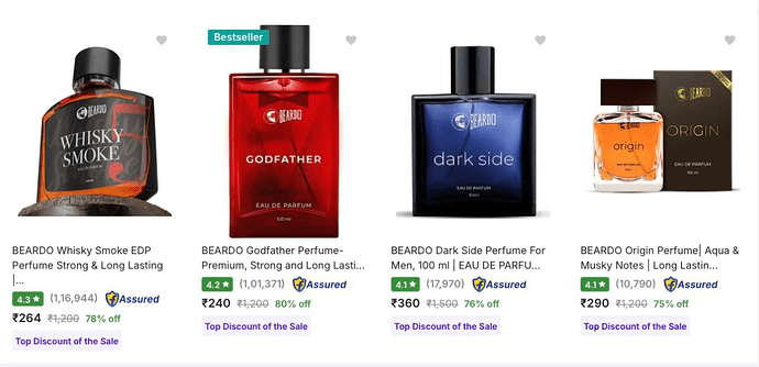 Beardo Perfumes Offer