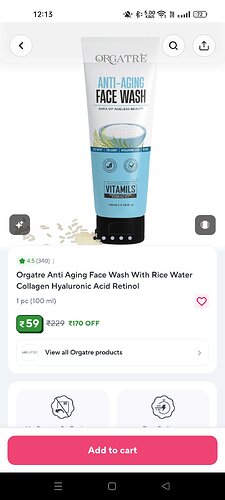 Orgatre Anti-Aging Face Wash