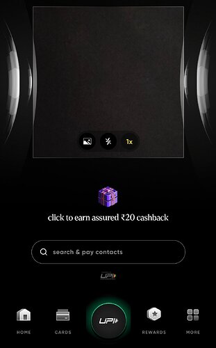 Cred UPI Shortcut Offer