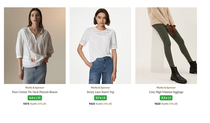 Mark & Spencer Women's Clothing Sale