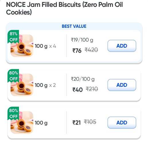 NOICE Cookies Variety