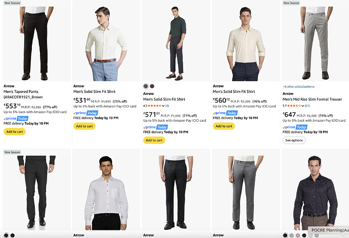 Arrow Men's Clothing Discount