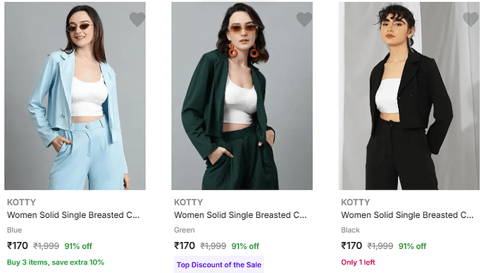 Kotty Women's Blazers Deal