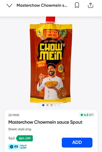 MasterChow Chowmein Sauce