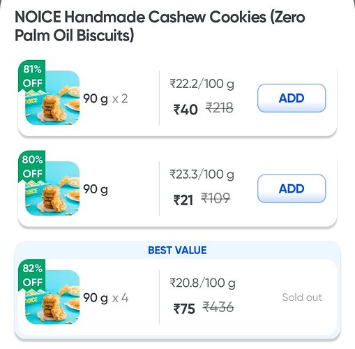 NOICE Jam Filled Biscuits