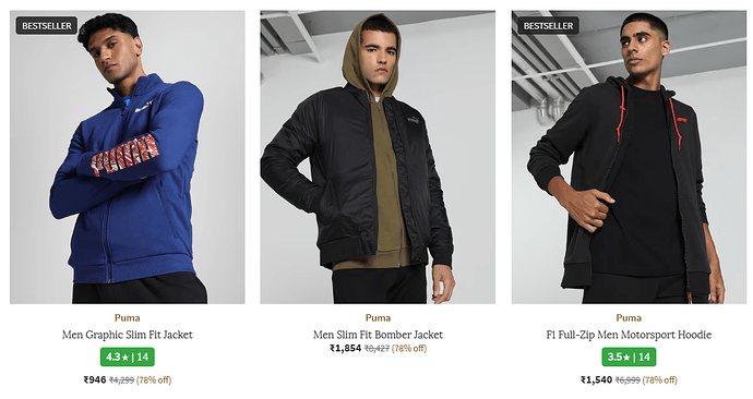 Puma Men's Jacket Offer