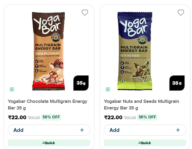 Yogabar Chocolate Multigrain Energy Bar