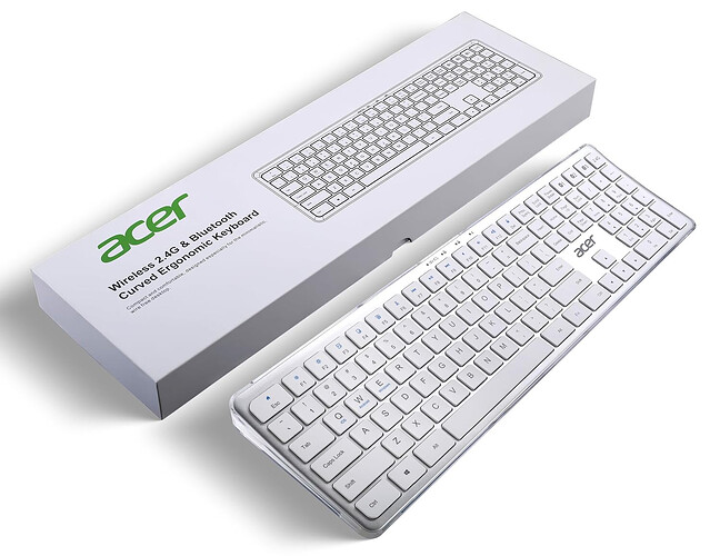 Acer Clearview Keyboard Transparent Design