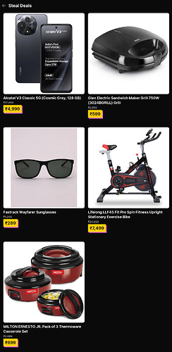 Price Revealed - Flipkart Steal Deals