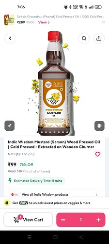 Indic Wisdom Mustard Oil
