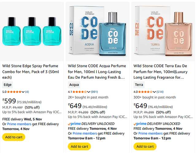 Wildstone Perfumes & Deodorants