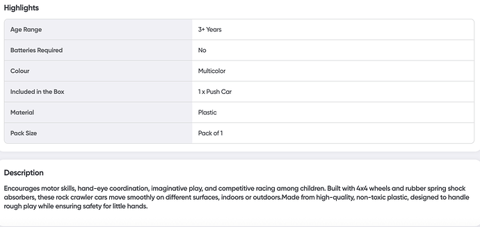 Kriiddaank Monster Truck Push & Go Car Toy