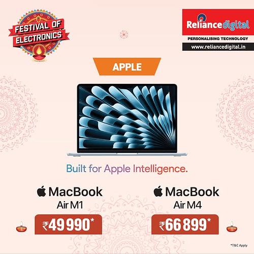 Reliance Digital MacBook Air Sale