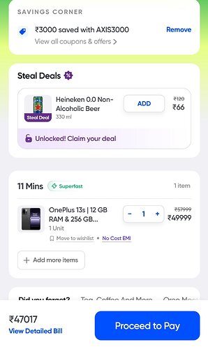 OnePlus Mobile Offer Screenshot 4