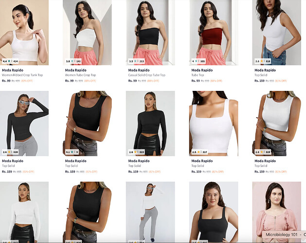 Moda Rapido Tops Offer