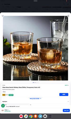 Swiggy Whiskey Glass Deal