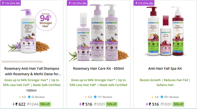 Mamaearth Buy 1 Get 1 Offer