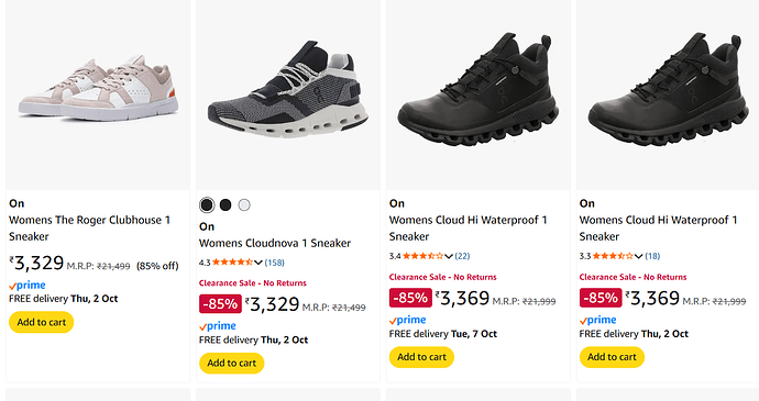 On Women's Running Shoes