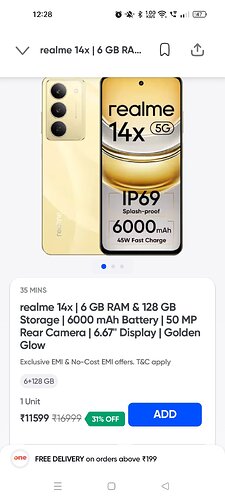 Realme 14x Features