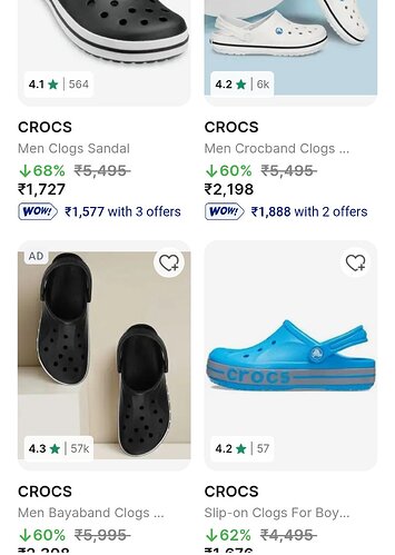 Crocs Offer Details 1