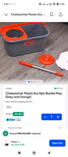 Chakaachak Eco Spin Mop
