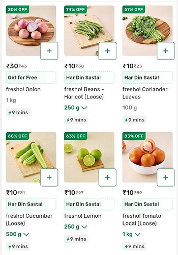 Bigbasket Fresh Vegetables Deal