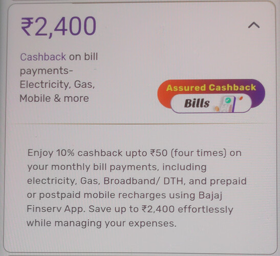 Bajaj Prime Fuel Cashback