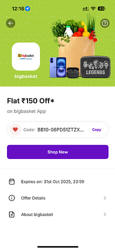 BigBasket PhonePe Offer