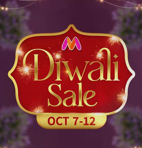 Myntra Diwali Sale 2025 date