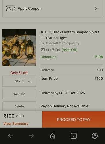 Pepperfry Re. 1 Deals on Home Products