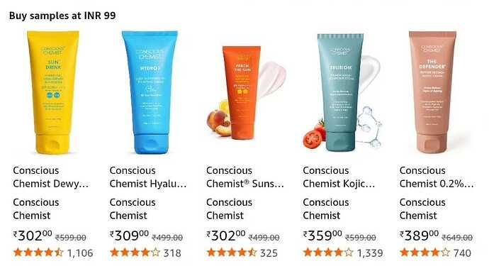 Conscious Chemist Products