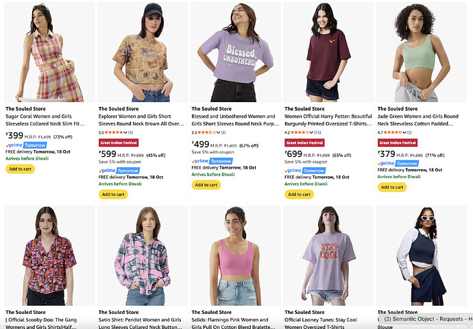 The Souled Store Women's Clothing