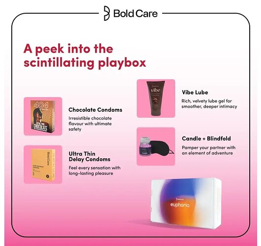 Bold Care Euphoria Giftset Contents