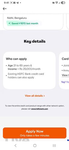 HDFC Swiggy Credit Card Offer Screenshot 6