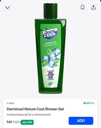 Dermicool Nature Cool Shower Gel
