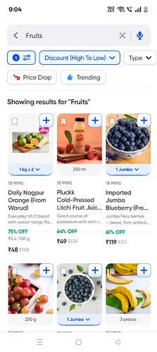 Swiggy Instamart Fruits Offer