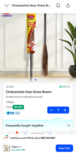 Chakaachak Eazo Grass Broom