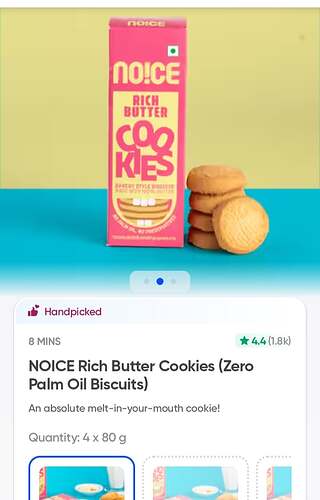 NOICE Rich Butter Cookies