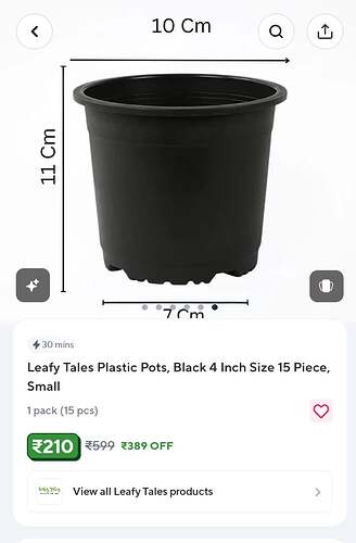 Leafy Tales Plastic Pots