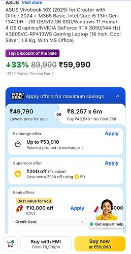 ASUS Vivobook 16X Laptop