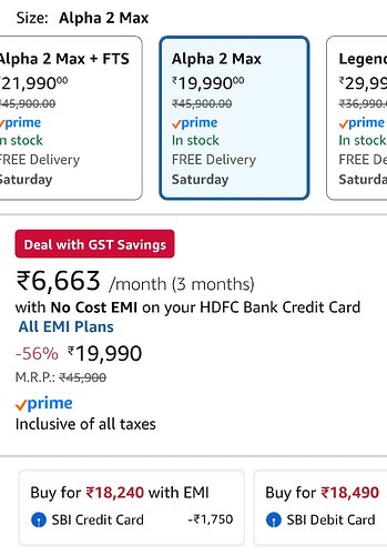 WZATCO Alpha 2 Max + Fire TV Stick