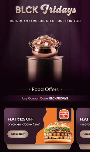 Swiggy One Black Friday Deal