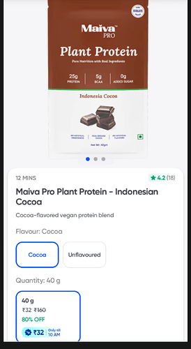 Maiva Pro Plant Protein Product