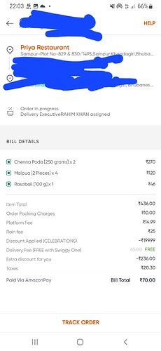 Swiggy Order Proof