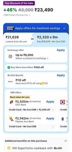 Panasonic 0.9 Ton 3 Star Inverter AC