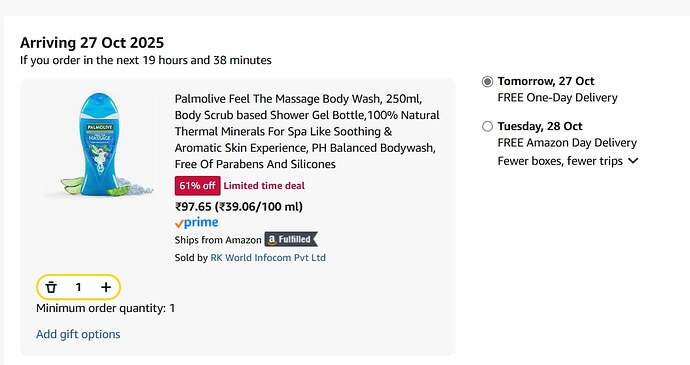 Palmolive Feel The Massage Body Wash