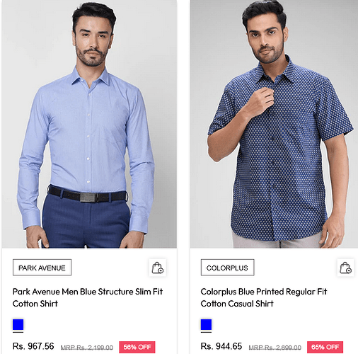 Raymond Discount Details