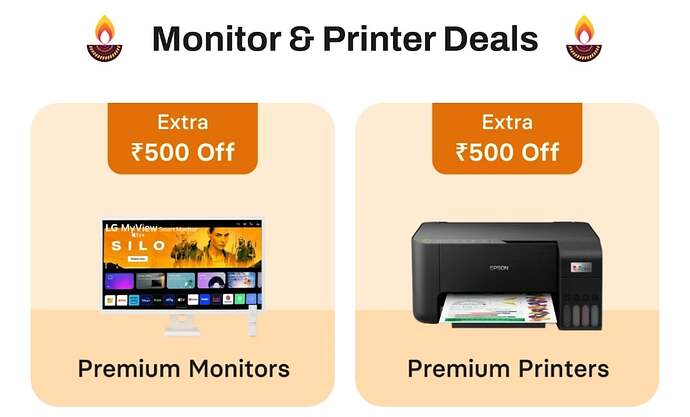 Monitor & Printer Offers