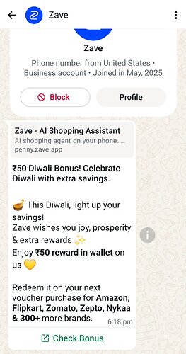 Zave App ₹50 Wallet Balance Screenshot 1