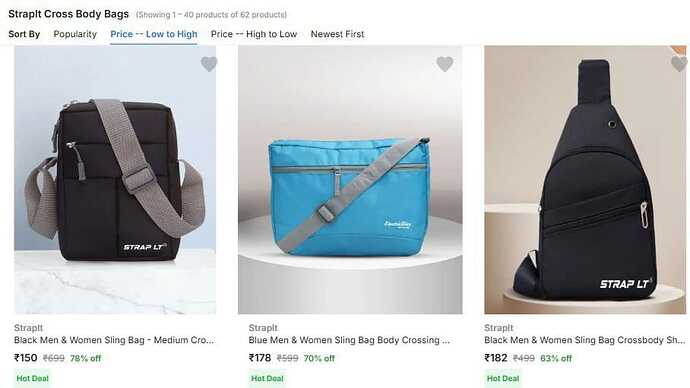 Cross Body Bags Sale on Flipkart